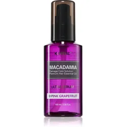 KUNDAL Macadamia Ultra Serum Pink Grapefruit regenerierendes Öl-Serum für beschädigtes Haar 100 ml