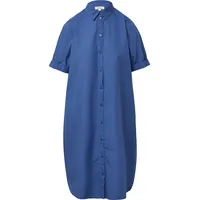 s.Oliver Blusenkleid Oversized Smok-Detail Blau 38