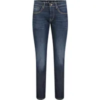 MAC Arne Pipe enge Stretch-Jeans in dark blue Waschung-W33 / L36