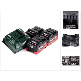 Metabo Basis-Set LiHD 18 V 3 x 5,5 Ah + Schnellladegerät 685074000