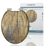 Schütte MDF WC-Sitz SOLID Wood mit Absenkautomatik
