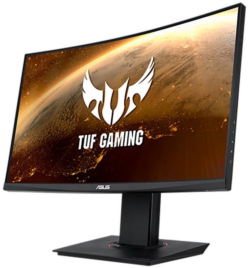 Asus VG24VQE Gaming-Monitor (60 cm/24 ", 1920 x 1080 px, 1 ms Reaktionszeit, VA, 16:9, curved, schwarz) schwarz Projektor AG