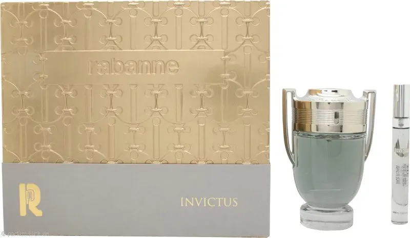 Paco Rabanne Invictus Geschenkset 100 ml EDT + 10 ml EDT
