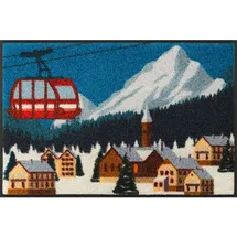 Wash+Dry FUßMATTE Alpine Mood, 50x75cm, innen und außen, waschbar