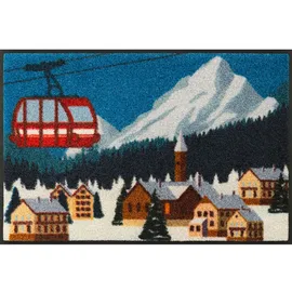 Wash+Dry FUßMATTE Alpine Mood, 50x75cm, innen und außen, waschbar