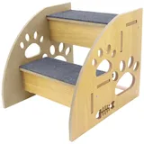 CheurYae Hundetreppe,rutschfeste Hunderampe für Sofa,Hundetreppe + Katzentreppe für Junge und alte Katzen,30 cm hoch für Sofa, Couch,Bett