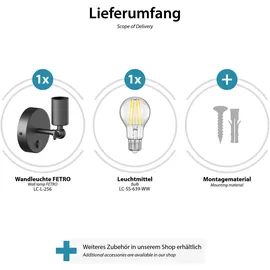ledscom.de FETRO (E27) schwarz