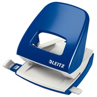 Leitz Locher aus Metall, Für 30 Blatt, Anschlagschiene mit