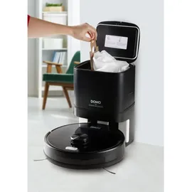 DOMO collection DO7298S Saug-und Wischroboter Schwarz