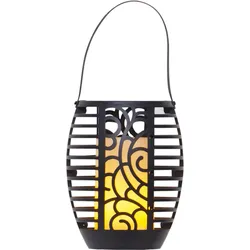 Star LED-Solar-Fackel Flame Schwarz