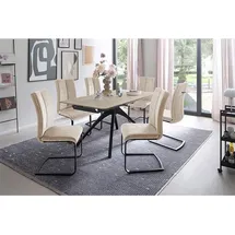 MCA Furniture Cerrito 160 x 76 x 90 cm beige marmoriert