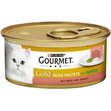 Purina 48 x 85g Feine Pastete Mix Gourmet Gold Katzenfutter nass