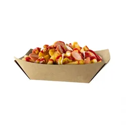 1000 Stück recycelte Kartonschalen ECO Kraft 220ml Ref PW210BQKEAT2