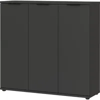Germania Schuhschrank 0360-547 Graphit, Platz für bis zu 24