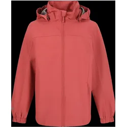 Outdoorjacke ZIGZAG "Orkan", Kinder, Gr. 110, rot, 100% Polyester, unifarben, sportlich, ohne Ausschnitt, Jacken, mit 10.000 mm Wassersäule