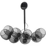 EGLO 48964 Z_SOLAR LED 8-fach Gartenleuchte 8x0,06W Ø100mm Schwarz warmweiss