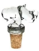 Ngwenya Glass Bottle Stopper RHINO