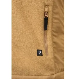 Brandit Textil Ripstop Fleecejacke braun S