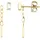 LEONARDO Ohrstecker Liora Ciao gold Edelstahl 024459