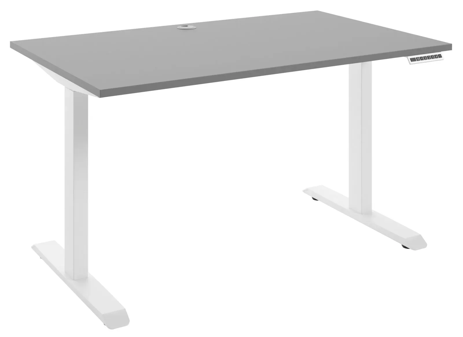 Manjana E-Schreibtisch 2-motorig OHIO - B/H/T ca. 130,00x74,20x68,00