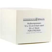 Medi Kauf Braun GmbH & Co. KG Mullkompressen 10 x 10 cm 100 St.