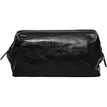 Fossil Travel Kulturbeutel Leder 27 cm, Necessaire, Braun