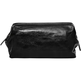 Fossil Travel Kulturbeutel Leder 27 cm, Necessaire, Braun