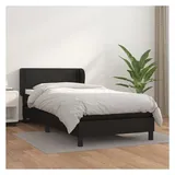 vidaXL Boxspringbett 100 x 200 cm Schwarz