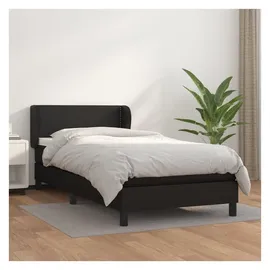 vidaXL Boxspringbett 100 x 200 cm Schwarz