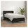 vidaXL Boxspringbett 100 x 200 cm Schwarz