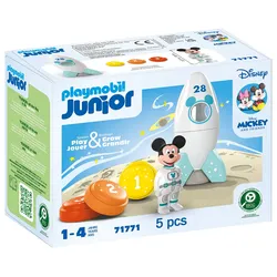 PLAYMOBIL 71771 JUNIOR & Disney: Micky Maus' Raketen- & Weltraum-Abenteuer