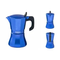 Oroley Italienische Kaffeemaschine Oroley Petra 6 Tassen Blau Aluminium