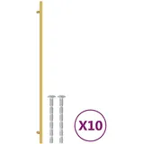 vidaXL Möbelgriffe 10 Stk. Golden 480 mm Edelstahl