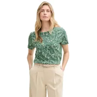 Tom Tailor T-Shirt mit Frontprint grün XL (42)
