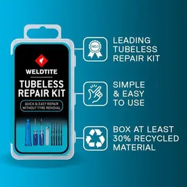 WELDTITE Tubeless Reparatursatz Reparaturset mehrfarbig