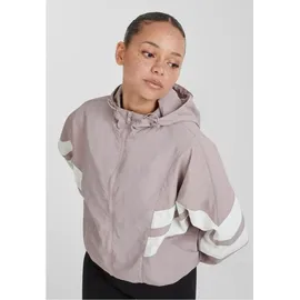 URBAN CLASSICS Ladies Crinkle Batwing Jacket - Rosa