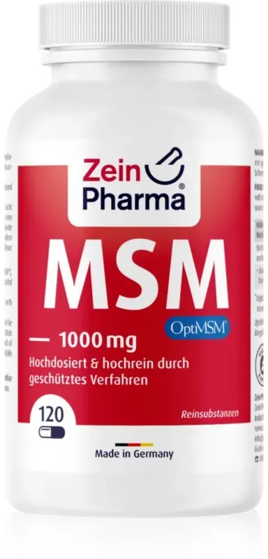 ZeinPharma OptiMSM 1000 mg Kapseln für Sportler 170 g