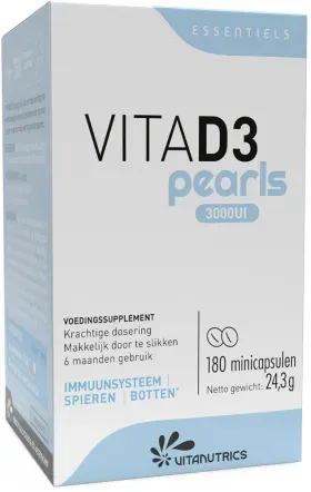 Vitanutrics Vitad3 Pearls 180 Kapseln