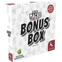 PEGASUS SPIELE 59065G EDITION SPIELWIESE MicroMacro: Crime City - Bonus Box - Erweiterung