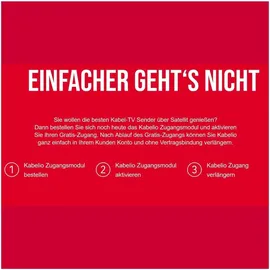Kabelio Zugangsmodul inkl. 3 Monate Gratis-Zugang CI+ Modul)