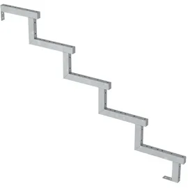 Plus Stahltreppenwange verzinkt 17 cm Stufenhöhe Stahl