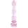 Dream Toys Glaze Glass 8" Rosebud Beaded Dildo 19.3 cm