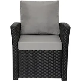 Svita ROMA Lounge-Set schwarz