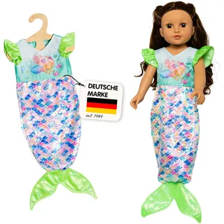 Heless Puppen-Kleid Meerjungfrau Yara, Gr. 28-35 cm