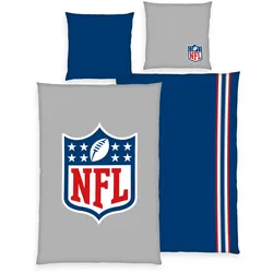 Herding Wendebettwäsche »NFL, Baumwoll-Renforcé« Herding grau B/L: 140 cm x 200 cm