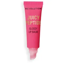 Revolution Beauty Revolution Juicy Peptide Lip Balm, Pflegender Lippenbalsam mit Peptiden, Squalan & Vitamin E, Vegan & Tierversuchsfrei, 8ml, Guava Rum Punch Coral