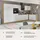 kochstation Winkelküche L-Form 360 cm weiß