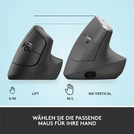 Logitech Lift Vertical Ergonomic graphite