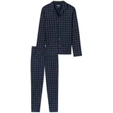 SCHIESSER Pyjama Fine Interlock Blau XXL
