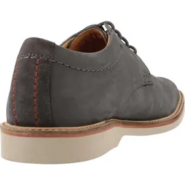 CLARKS Atticus Lt Lace Oxford, Dunkelgraues Nubuk, 43 EU